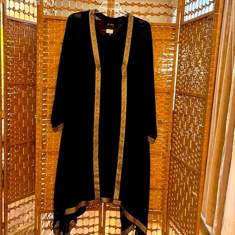 ALDO Black and Gold Women's Kaftan